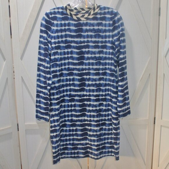 Tory Burch Hollie Tie Dye Stripe Shift Dress - Picture 2 of 5